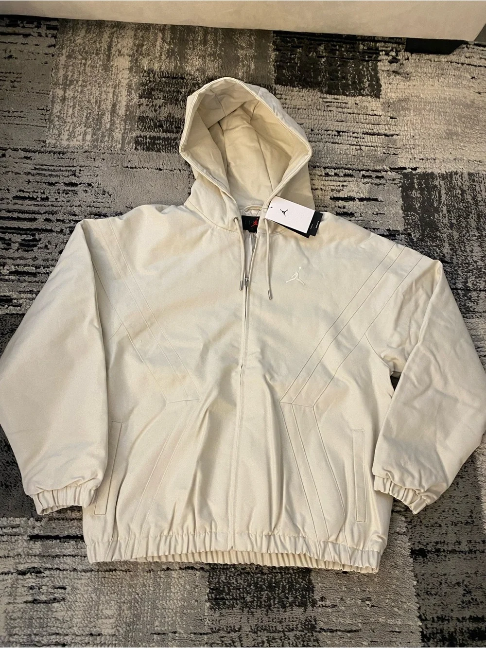 New Men’s Nike Jordan Flight Draft Hooded Jacket Large Oversized Fit